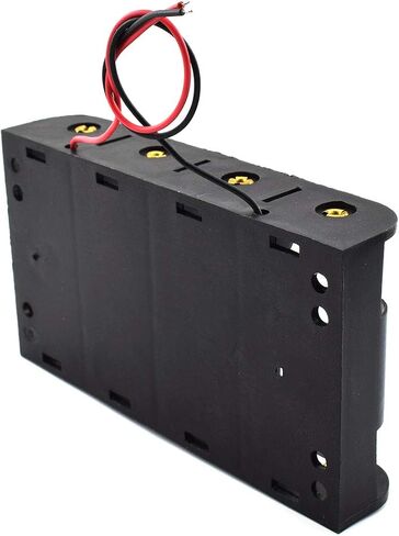 SDTC Tech 2-Pack 1x C Cell Battery Holder 1.5V C Size Battery Case Box with Wire Leads in Saudi Arabia