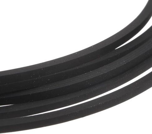 HARFINGTON 2 قطعة أحزمة آلة شريط كاسيت 1.5 مم مربع 80 مم طول (مطوية 40 مم) مطاط لإصلاح مسجل الكاسيت، أسود in Saudi Arabia