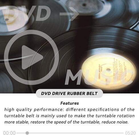 Bstinay 20Pcs 25-170mm Mixed Square Cassette Tape Machine Recorder Rubber Belt Recorder Repair Maintenance Mixed Cassette in Saudi Arabia