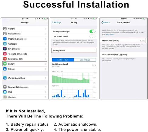 بطارية بديلة KUBOM لجهاز iPad Mini 2/Mini 3، بطارية كاملة 6471 مللي أمبير في الساعة 0 دورة - تتضمن مجموعة أدوات إصلاح كاملة [A1489،A1490، A1599،A1600] in Kuwait