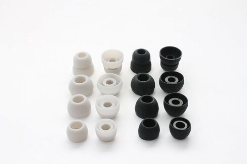 4 Pairs Replacement Eartips Earbuds Eargels Earpads for Powerbeats 2 Wireless Beats by dr dre (Black) in Saudi Arabia