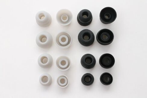 4 Pairs Replacement Eartips Earbuds Eargels Earpads for Powerbeats 2 Wireless Beats by dr dre (Black) in Saudi Arabia