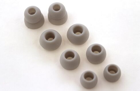 4 Pairs Replacement Eartips Earbuds Eargels Earpads for Powerbeats 2 Wireless Beats by dr dre (Black) in Saudi Arabia