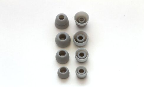 4 Pairs Replacement Eartips Earbuds Eargels Earpads for Powerbeats 2 Wireless Beats by dr dre (Black) in Saudi Arabia
