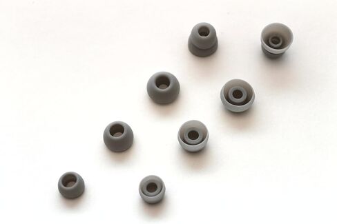 4 Pairs Replacement Eartips Earbuds Eargels Earpads for Powerbeats 2 Wireless Beats by dr dre (Black) in Saudi Arabia