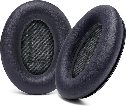 WC PadZ QC35 - Wicked Cushions Ear Pads for Bose QuietComfort 35 & 35ii | Made by Wicked Cushions | Softer Leather, Luxurious Memory Foam, Added Thickness & Durability | Black in Saudi Arabia