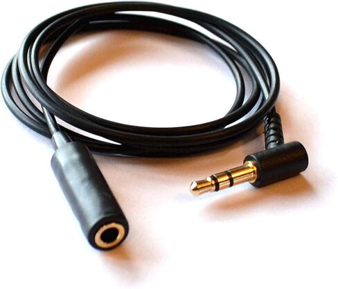 QC35 Audio Cable Replacement Headphone Extension Cords Compatible Bose QC2 QC3 OE2 QC15 QC25 QC35 AE2 Headsets (6m/Black) in Saudi Arabia