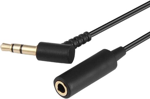 QC35 Audio Cable Replacement Headphone Extension Cords Compatible Bose QC2 QC3 OE2 QC15 QC25 QC35 AE2 Headsets (6m/Black) in Saudi Arabia