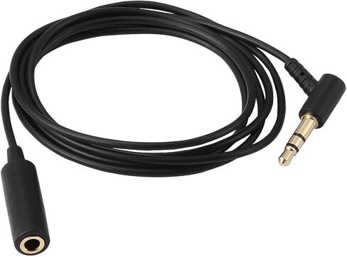 QC35 Audio Cable Replacement Headphone Extension Cords Compatible Bose QC2 QC3 OE2 QC15 QC25 QC35 AE2 Headsets (6m/Black) in Saudi Arabia