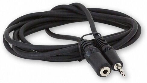 6 Foot 3.5mm Stereo Headphone/AUX Extension Cable Male/Female in Saudi Arabia