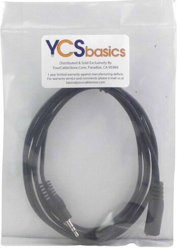 6 Foot 3.5mm Stereo Headphone/AUX Extension Cable Male/Female in Saudi Arabia