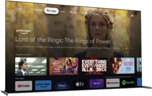 Sony XR83A80L 83 inch 4K HDR OLED Smart Google TV with PS5 Features with a FIXED-MOUNT-43-90 TV Mount for 43 Inch-90 Inch Compatible TV's and HDTV Screen Cleaner Kit (2023) in Saudi Arabia