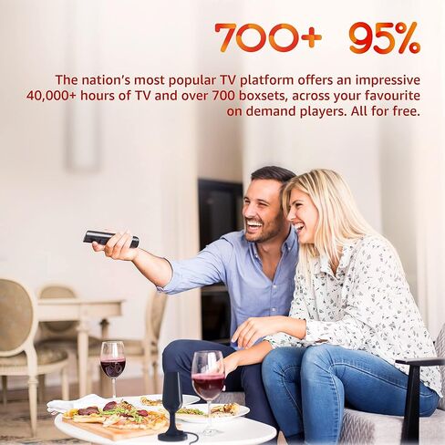 Digital TV Antenna, Long Range & 360° Reception HDTV Antenna Indoor Outdoor, TV Antenna for Smart TV with Strong Magnetic Base for Easy Installation, Support 4K 1080p and All TV's in Kuwait