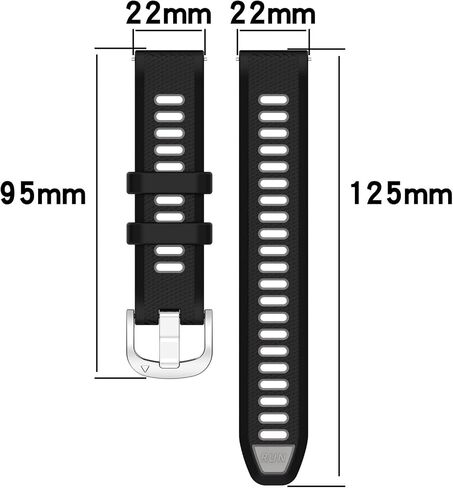 FitTurn Wrist Strap Compatible with Garmin Forerunner 265 Smart Watch Bands, Replacement Wristband Compatible for Garmin Forerunner 265 Soft Silicone Watch Band Adjustable Wristband Bracelet in Saudi Arabia