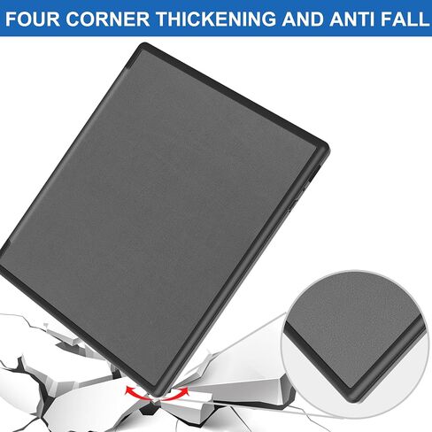 Kobo Elipsa 2E (2023) Origami Case, Thinnest Leather Protective Cover for 10.3" eReader, Auto Wake Sleep Feature, Black in Kuwait