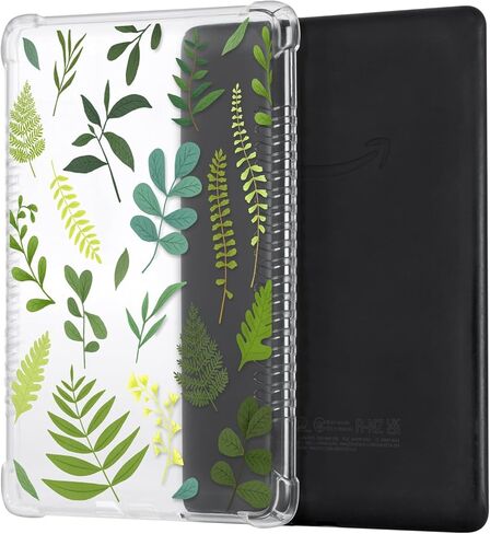CoBak Clear Case for All-New Kindle Paperwhite 11th Gen 2021 & Signature Edition(6.8") - Lightweight, Scratch-Proof Silicone Back Cover with Playful Flower Design in Saudi Arabia