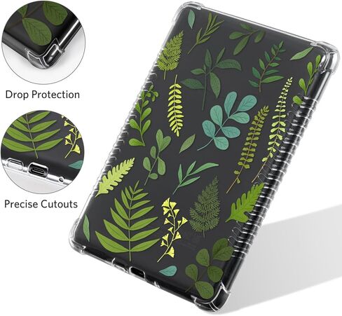CoBak Clear Case for All-New Kindle Paperwhite 11th Gen 2021 & Signature Edition(6.8") - Lightweight, Scratch-Proof Silicone Back Cover with Playful Flower Design in Saudi Arabia