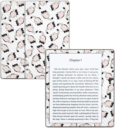 MIGHTY SKINS MightySkins غلاف من ألياف الكربون لجهاز Amazon Kindle Oasis 7 بوصة (الجيل التاسع) - كتب | لمسة نهائية واقية ومتينة من ألياف الكربون | سهلة التطبيق والإزالة وتغيير الأنماط | صنع في الولايات المتحدة الأمريكية in Kuwait