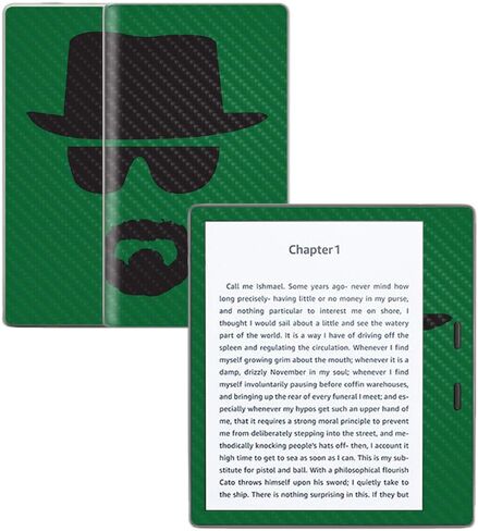 MIGHTY SKINS MightySkins غلاف من ألياف الكربون لجهاز Amazon Kindle Oasis 7 بوصة (الجيل التاسع) - كتب | لمسة نهائية واقية ومتينة من ألياف الكربون | سهلة التطبيق والإزالة وتغيير الأنماط | صنع في الولايات المتحدة الأمريكية in Kuwait