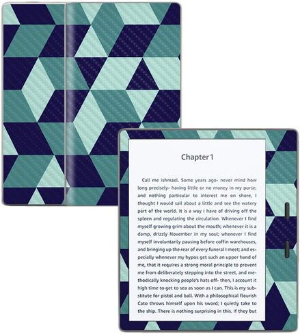 MIGHTY SKINS MightySkins غلاف من ألياف الكربون لجهاز Amazon Kindle Oasis 7 بوصة (الجيل التاسع) - كتب | لمسة نهائية واقية ومتينة من ألياف الكربون | سهلة التطبيق والإزالة وتغيير الأنماط | صنع في الولايات المتحدة الأمريكية in Kuwait