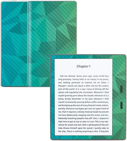 MIGHTY SKINS MightySkins غلاف من ألياف الكربون لجهاز Amazon Kindle Oasis 7 بوصة (الجيل التاسع) - كتب | لمسة نهائية واقية ومتينة من ألياف الكربون | سهلة التطبيق والإزالة وتغيير الأنماط | صنع في الولايات المتحدة الأمريكية in Kuwait