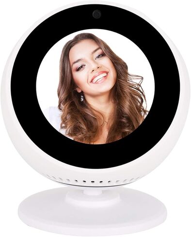 Aokicase لحامل Amazon Echo Spot 360 درجة قابل للتعديل ببساطة قم بإمالة Amazon Echo Spot للأمام أو الخلف لتحسين زاوية الرؤية (Amazon Echo Spot، أبيض) A311 in Kuwait