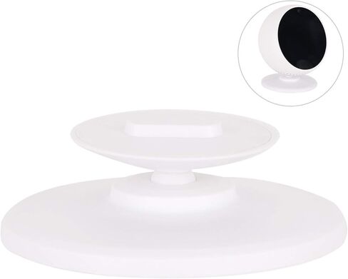 Aokicase لحامل Amazon Echo Spot 360 درجة قابل للتعديل ببساطة قم بإمالة Amazon Echo Spot للأمام أو الخلف لتحسين زاوية الرؤية (Amazon Echo Spot، أبيض) A311 in Kuwait