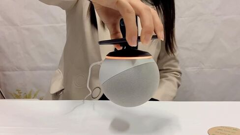 Aokicase لحامل Amazon Echo Spot 360 درجة قابل للتعديل ببساطة قم بإمالة Amazon Echo Spot للأمام أو الخلف لتحسين زاوية الرؤية (Amazon Echo Spot، أبيض) A311 in Kuwait