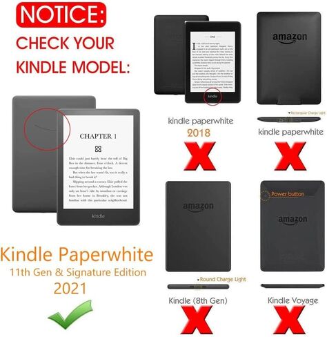 T Tersely 【2 Pack】 Anti-Glare (Matte) Screen Protector for All-New Kindle Paperwhite 11th Generation 2021 or Kindle Paperwhite Signature Edition 6.8 inch, Premium PET Protective Film, Full-Coverage in Saudi Arabia