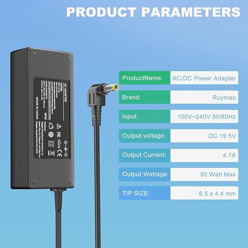 19.5V سلك الطاقة لسوني برافيا TV KDL-40 KDL-55 KDL-42 KDL-48 KDL-32 W600B W650A W674A W700B W800B سلسلة KDL-40R510C KDL-40W650D KDL48W590B KDL55W650D KDL48W600B KDL-42W650A الذكية ال اي دي ال سي دي اتش دي in Kuwait