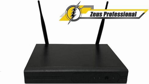 ZEUS CCTV 8 قنوات نظام Wi-Fi NVR مستقل + 2 تويست في Pro كاميرات المراقبة الأمنية ذات الإضاءة الكاشفة مجموعة تثبيت كاملة مع محرك الأقراص الصلبة in Kuwait
