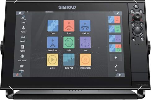 Simrad NSS12 Evo3S - جهاز رسم الخرائط متعدد الوظائف مقاس 12 بوصة مع مخططات C-MAP المحملة مسبقًا في الولايات المتحدة، 000-15403-002 in Kuwait