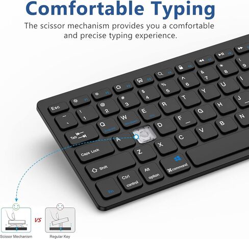 Bluetooth Keyboard for iPad, Wireless Keyboard Compatible with iPad 9th/8th/7th, iPad Air 5/4/3, iPad Pro 12.9/11 Inch, iPad Mini 6 in Kuwait