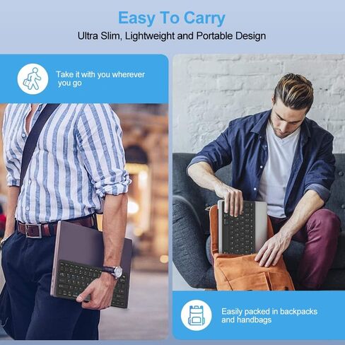 Bluetooth Keyboard for iPad, Wireless Keyboard Compatible with iPad 9th/8th/7th, iPad Air 5/4/3, iPad Pro 12.9/11 Inch, iPad Mini 6 in Kuwait