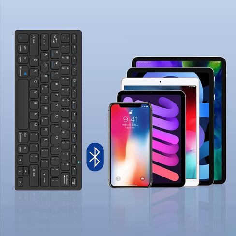 Bluetooth Keyboard for iPad, Wireless Keyboard Compatible with iPad 9th/8th/7th, iPad Air 5/4/3, iPad Pro 12.9/11 Inch, iPad Mini 6 in Kuwait