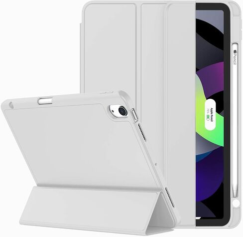 ZryXal iPad Air 11 Inch Case M4 2026/ M3 (2025)/ M2 (2024), iPad Air 5th (2022)/ 4th Generation (2020) 10.9 Inch - Smart Cover with Pencil Holder and Soft TPU Back, Auto Wake/Sleep(New Midnight Green) in Kuwait