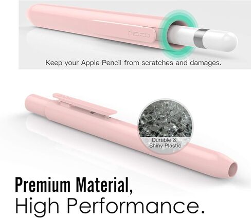حافظة MoKo تناسب قلم Apple الجيل الأول، غطاء رأس قابل للسحب يناسب iPad الجيل العاشر 2022 الجديد، iPad 9th Gen 2021، iPad 8th Gen 2020 iPad 6th 9.7 2018، iPad Mini 5th Gen Pencil Sleeve، أحمر بطيخ in Kuwait