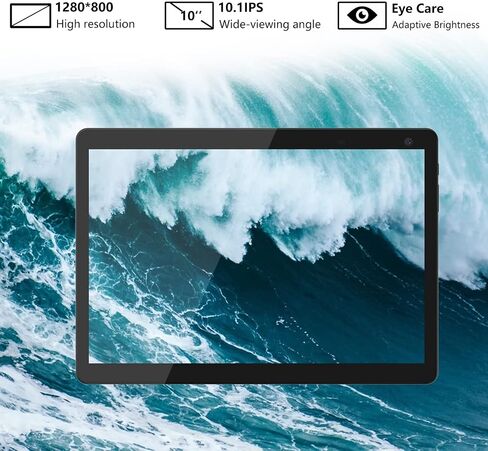COOPERS Android Tablet 10 inch, 6GB RAM+32GB ROM Computer Tablets Support 1TB Expand, 1280 * 800 IPS Touch Screen, 1.8Ghz Quad-core Processor, WiFi Bluetooth, 8MP Camera, 6000mAh Battery Tableta in Saudi Arabia