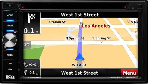 أنظمة الصوت BOSS BVNV9384RC ملاحة GPS للسيارة ومشغل DVD - مزدوج Din، صوت ومكالمات بلوتوث، شاشة لمس LCD 6.2 بوصة، MP3 CD DVD USB SD، Aux-in، مستقبل راديو AM FM in Saudi Arabia