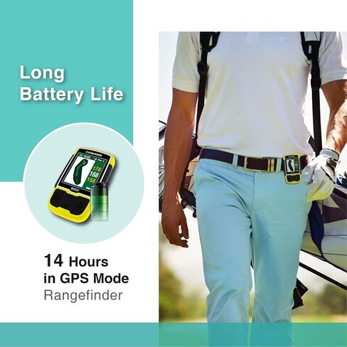 Canmore Sport HG200 Plus Golf GPS - Easy-to-Read Color - preloaded 40,000 Course map worldwidehape of The Green and The Fairway - Water Resistant - 1-Year Warranty in Saudi Arabia