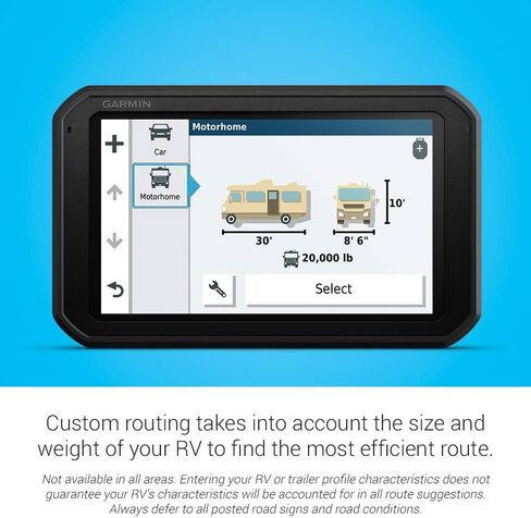 Garmin RV 785 & Traffic, GPS Navigator متقدم لـ RVs مع كاميرا داش مدمجة، شاشة لمس عالية الدقة 7 بوصة ، نظام نقل نشط الصوت in Kuwait