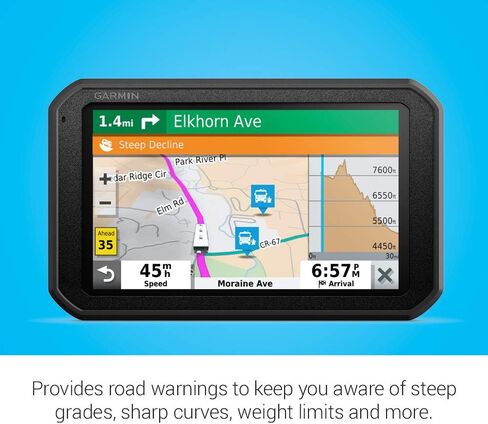 Garmin RV 785 & Traffic, GPS Navigator متقدم لـ RVs مع كاميرا داش مدمجة، شاشة لمس عالية الدقة 7 بوصة ، نظام نقل نشط الصوت in Kuwait