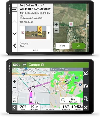 Wearable4U - Garmin RV 795 GPS Navigator, Large, Easy-to-Read 7, Custom RV Routing, High-Resolution Birdseye Satellite Imagery with Power Pack Bundle in Saudi Arabia