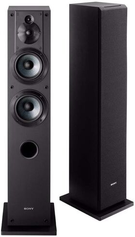 Sony SS-CS3 3-Way 4-Driver Floor-Standing Speaker - Pair (Black) in Saudi Arabia
