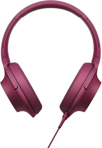 Sony hear on Premium Hi-Res Stereo Headphones (wired), Cinnabar Red in Saudi Arabia