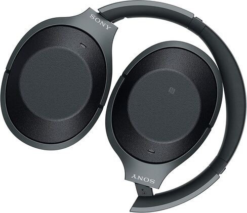 Sony Noise Cancelling Headphones WH1000XM2: Over Ear Wireless Bluetooth Headphones with Microphone - Hi Res Audio and Active Sound Cancellation - Gold (2017 model) in Saudi Arabia