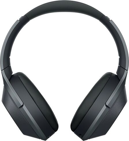 Sony Noise Cancelling Headphones WH1000XM2: Over Ear Wireless Bluetooth Headphones with Microphone - Hi Res Audio and Active Sound Cancellation - Gold (2017 model) in Saudi Arabia