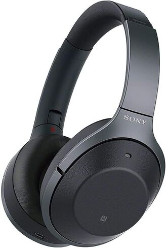 Sony Noise Cancelling Headphones WH1000XM2: Over Ear Wireless Bluetooth Headphones with Microphone - Hi Res Audio and Active Sound Cancellation - Gold (2017 model) in Saudi Arabia