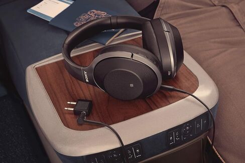 Sony Noise Cancelling Headphones WH1000XM2: Over Ear Wireless Bluetooth Headphones with Microphone - Hi Res Audio and Active Sound Cancellation - Gold (2017 model) in Saudi Arabia