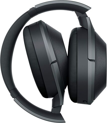 Sony Noise Cancelling Headphones WH1000XM2: Over Ear Wireless Bluetooth Headphones with Microphone - Hi Res Audio and Active Sound Cancellation - Gold (2017 model) in Saudi Arabia